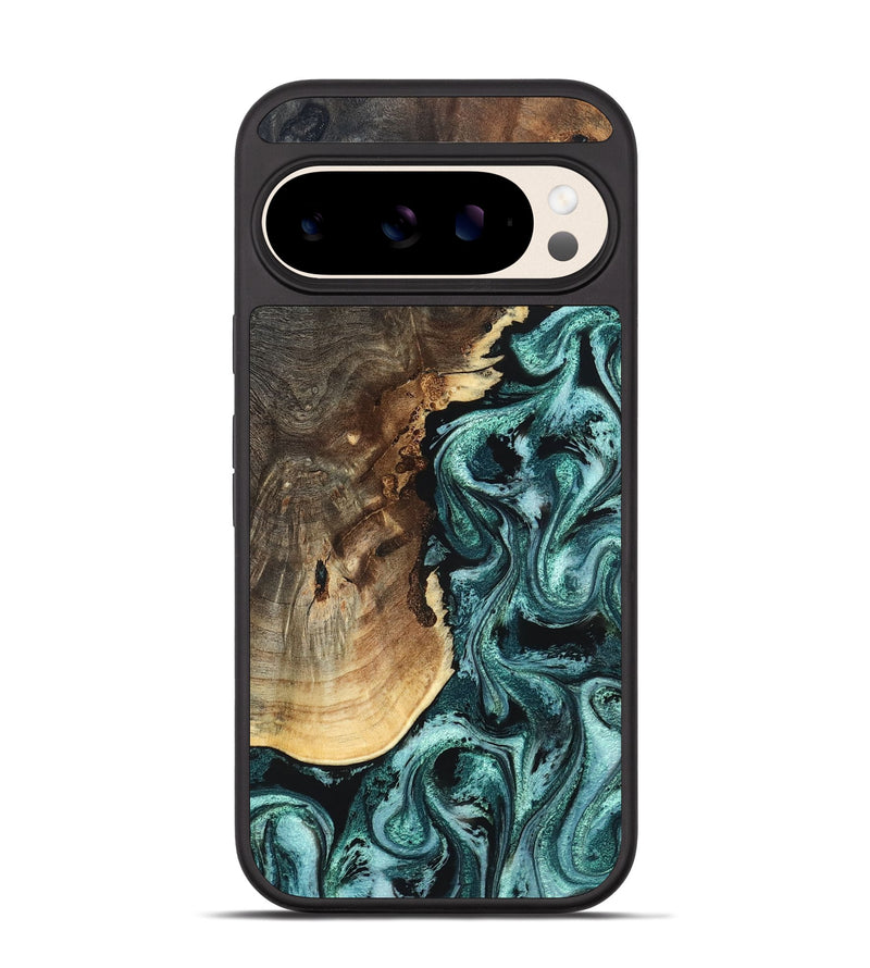 Pixel 10 Wood Phone Case - David (Green, 819648)
