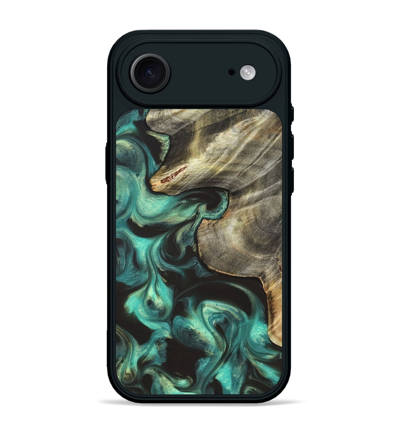 iPhone 17 Air Wood Phone Case - Litzy (Green, 819649)