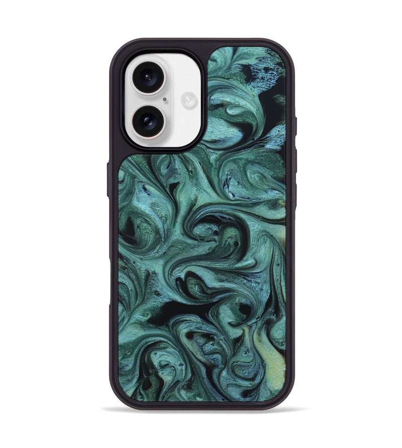 iPhone 17 ResinArt Phone Case - Cecelia (Green, 819650)