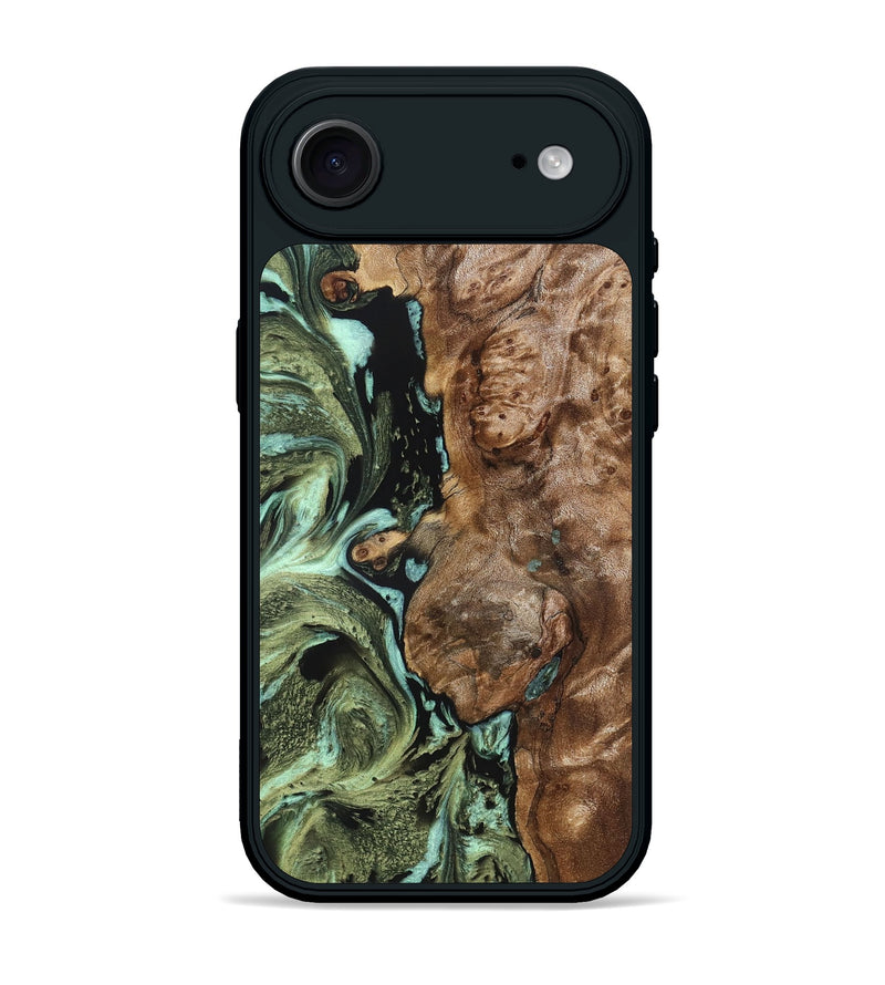 iPhone 17 Air Wood Phone Case - Kamora (Green, 819651)