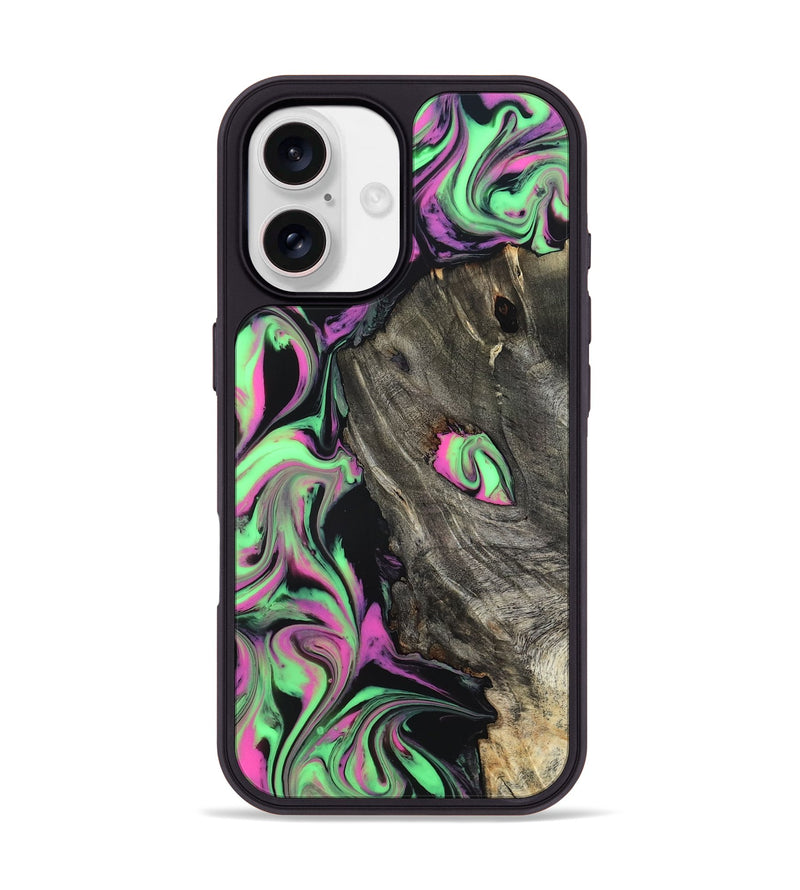 iPhone 17 Wood Phone Case - Adelia (Neon, 819653)