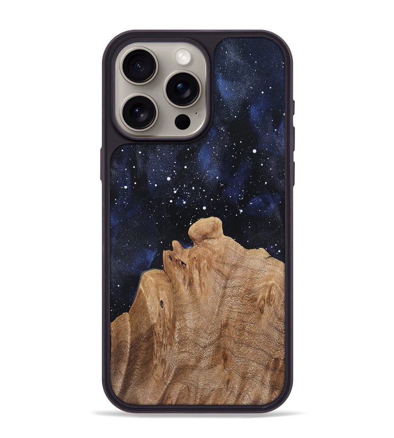 iPhone 15 Pro Max Wood Phone Case - Brittny (Cosmos, 819658)