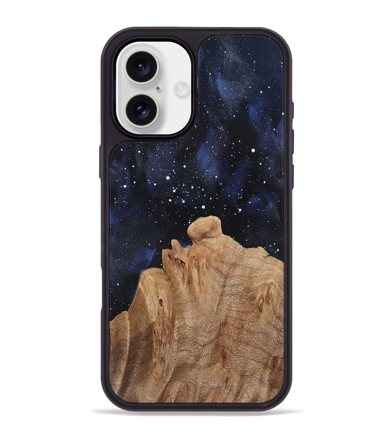 iPhone 16 Plus Wood Phone Case - Brittny (Cosmos, 819658)