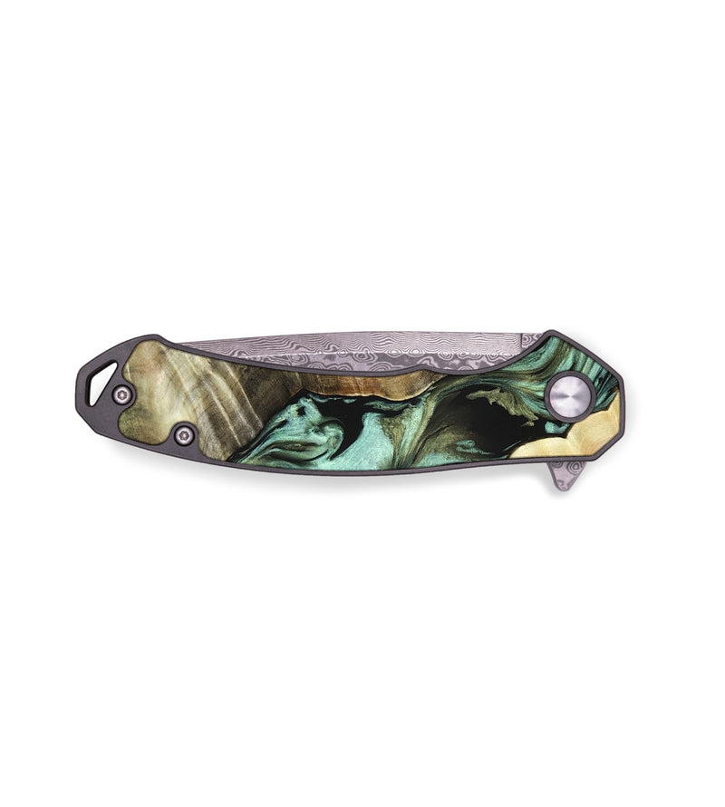 EDC Wood Pocket Knife - Idell (Green, 819671)
