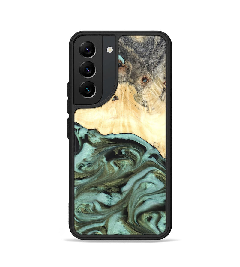 Galaxy S22 Wood Phone Case - Kermit (Green, 819673)