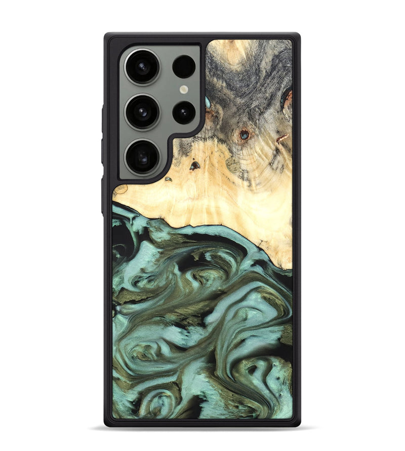 Galaxy S24 Ultra Wood Phone Case - Kermit (Green, 819673)