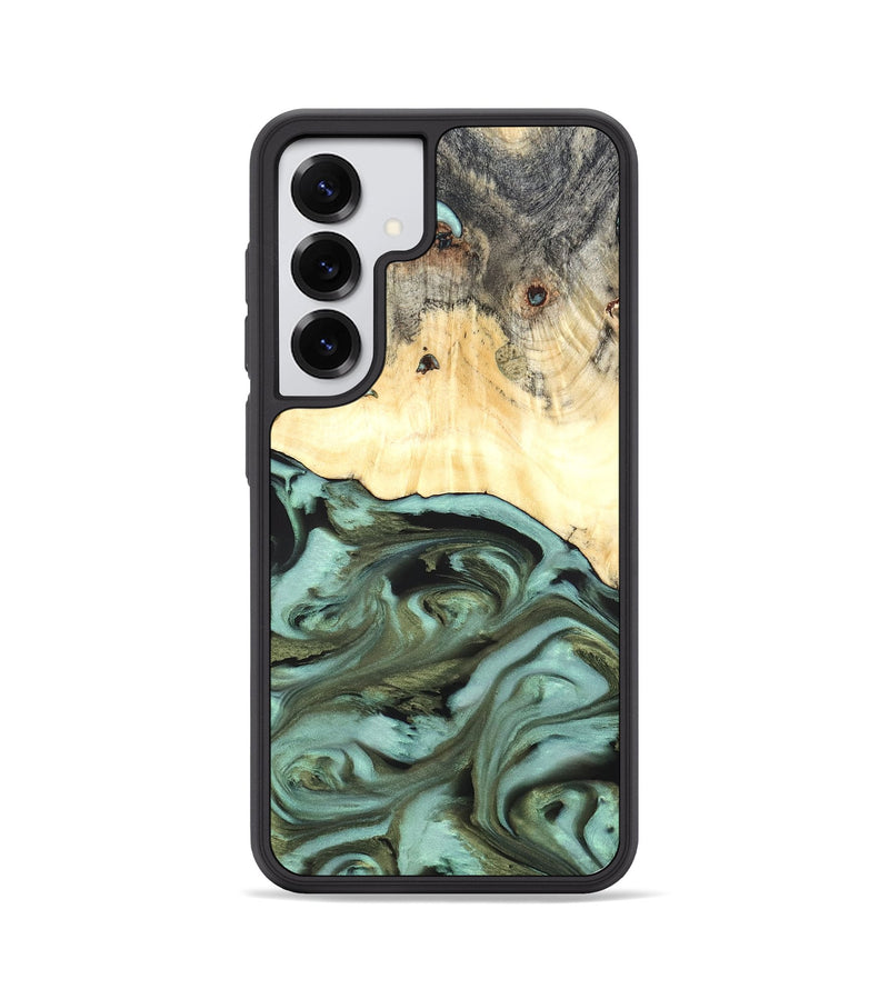 Galaxy S25 Wood Phone Case - Kermit (Green, 819673)