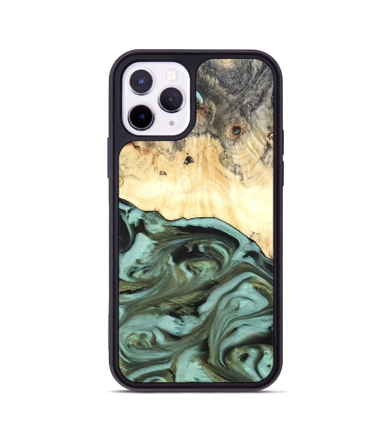 iPhone 11 Pro Wood Phone Case - Kermit (Green, 819673)