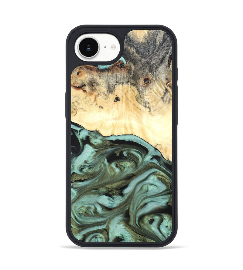 iPhone 16e Wood Phone Case - Kermit (Green, 819673)