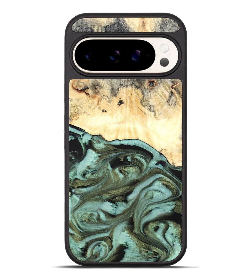 Pixel 9 Pro XL Wood Phone Case - Kermit (Green, 819673)
