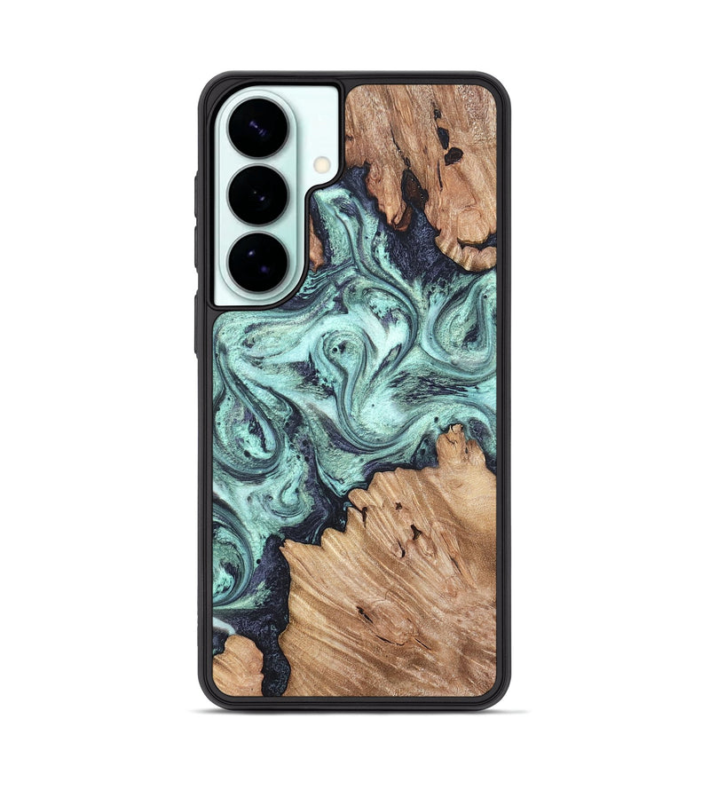Galaxy S26 Plus Wood Phone Case - Aleah (Green, 819675)