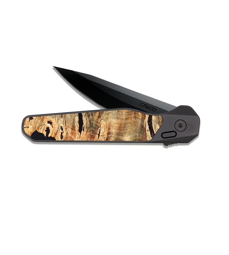EDC Dark Slate Wood Pocket Knife - Ray (Clear, 819678)