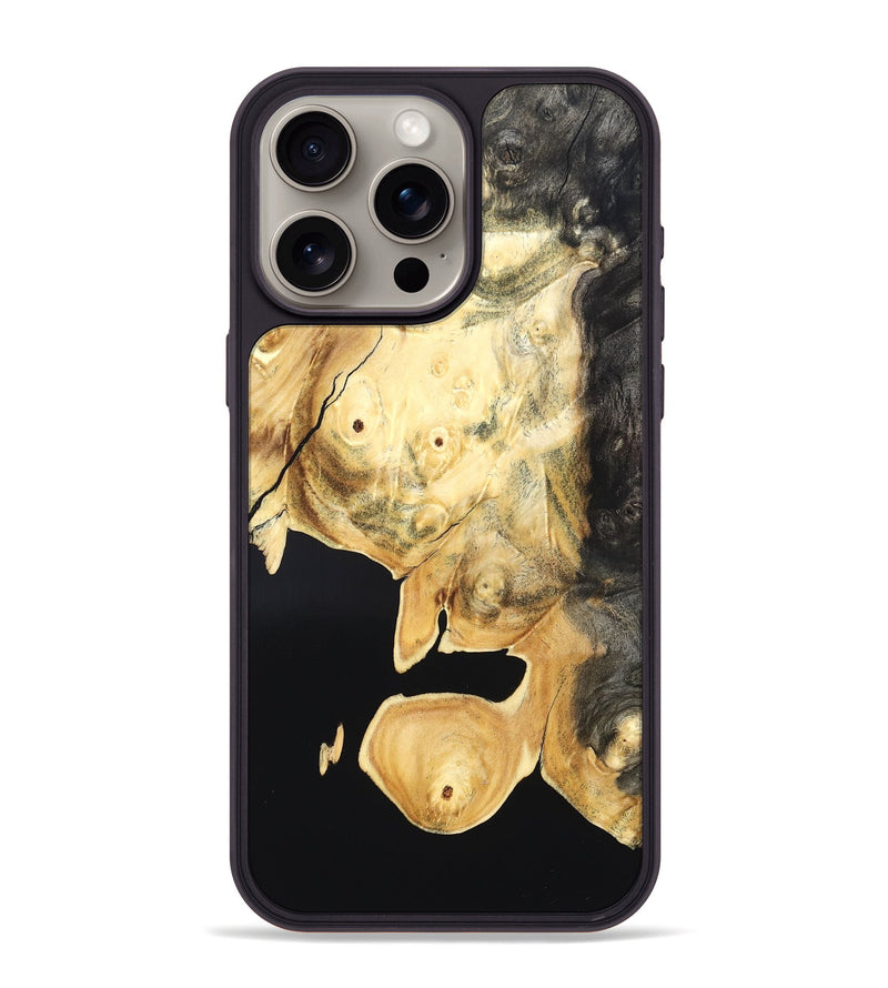 iPhone 15 Pro Max Wood Phone Case - Nigel (Wood Burl, 819679)