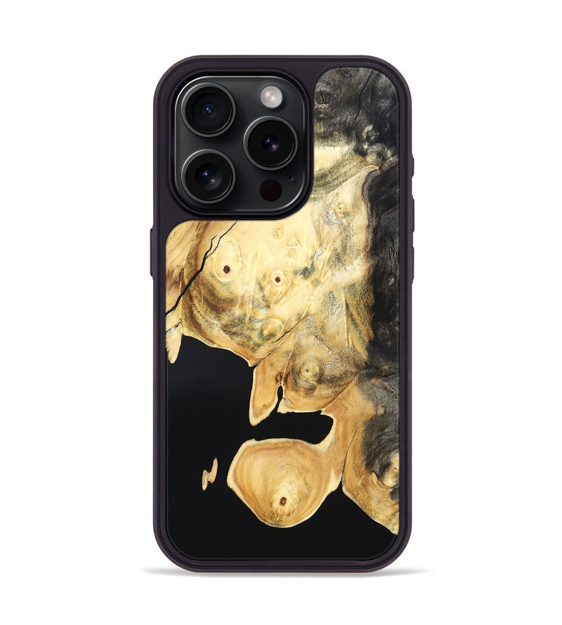 iPhone 15 Pro Wood Phone Case - Nigel (Wood Burl, 819679)