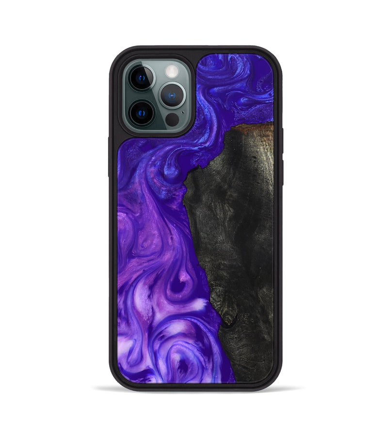 iPhone 12 Pro Wood Phone Case - Sol (Purple, 819683)