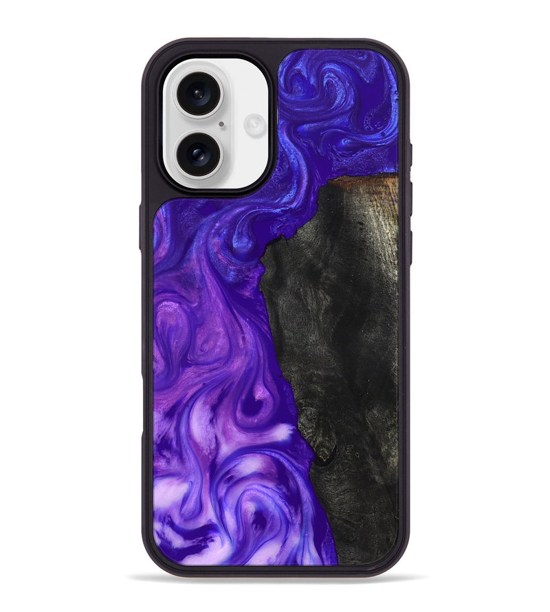 iPhone 16 Plus Wood Phone Case - Sol (Purple, 819683)