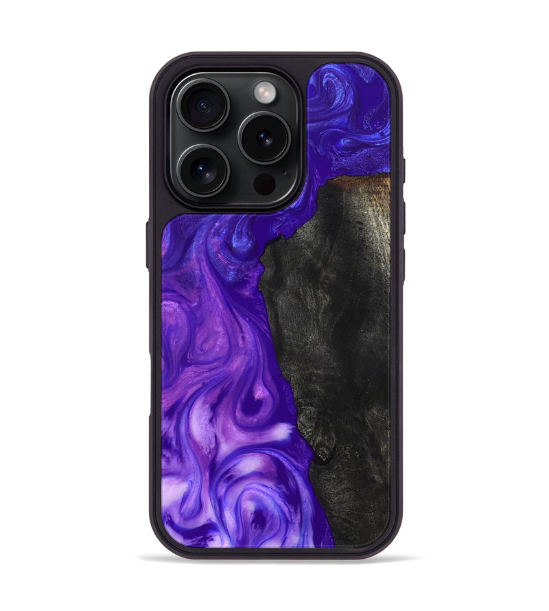 iPhone 16 Pro Wood Phone Case - Sol (Purple, 819683)