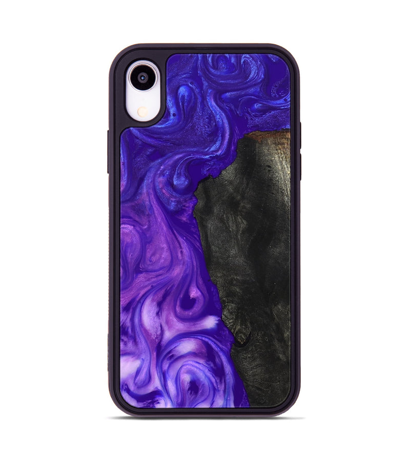 iPhone Xr Wood Phone Case - Sol (Purple, 819683)
