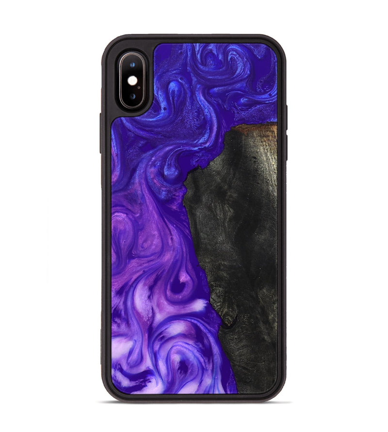 iPhone Xs Max Wood Phone Case - Sol (Purple, 819683)