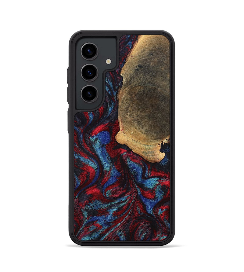 Galaxy S24 Wood Phone Case - Karyme (Red, 819685)