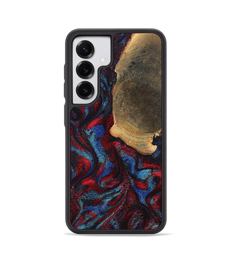 Galaxy S25 Wood Phone Case - Karyme (Red, 819685)