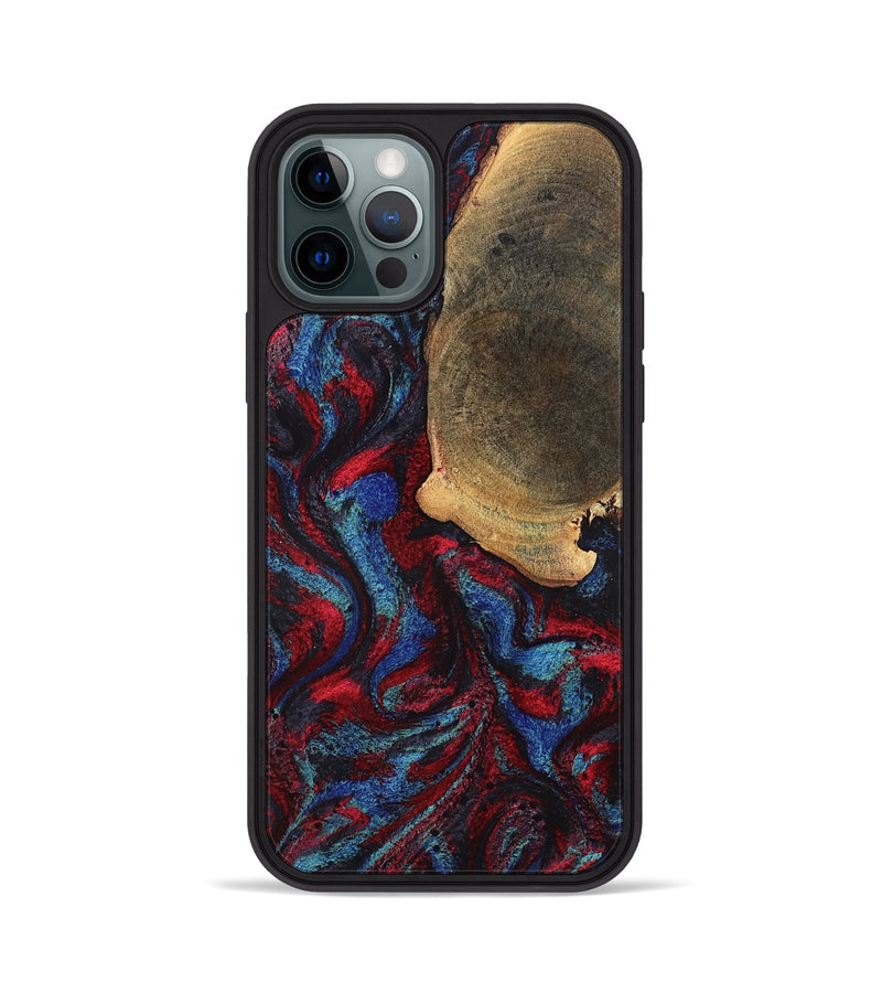 iPhone 12 Pro Wood Phone Case - Karyme (Red, 819685)