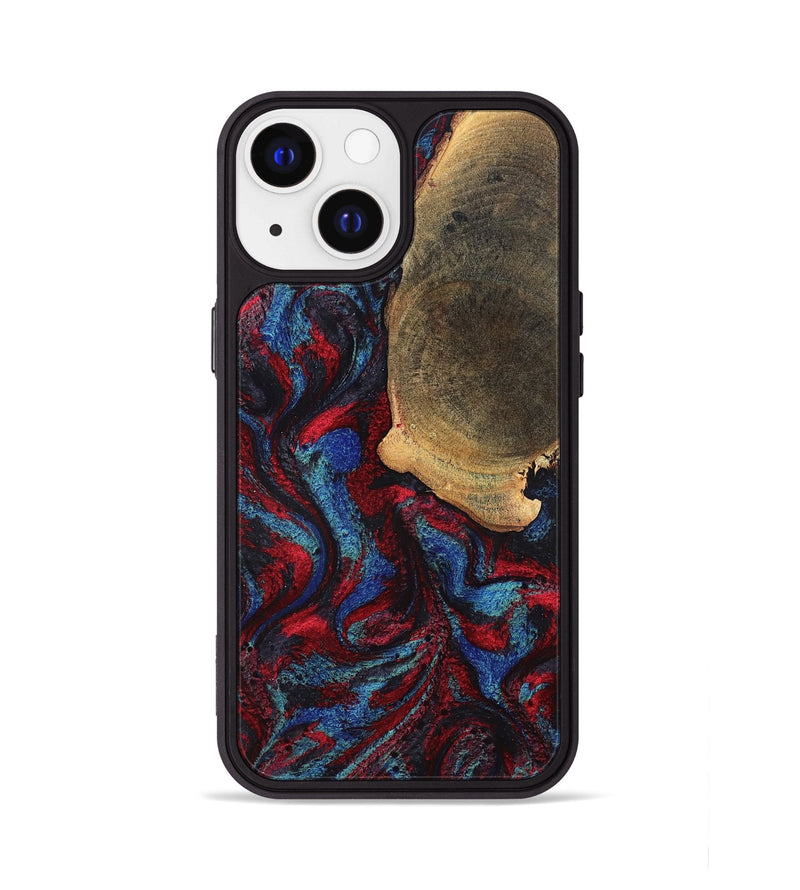 iPhone 13 Wood Phone Case - Karyme (Red, 819685)