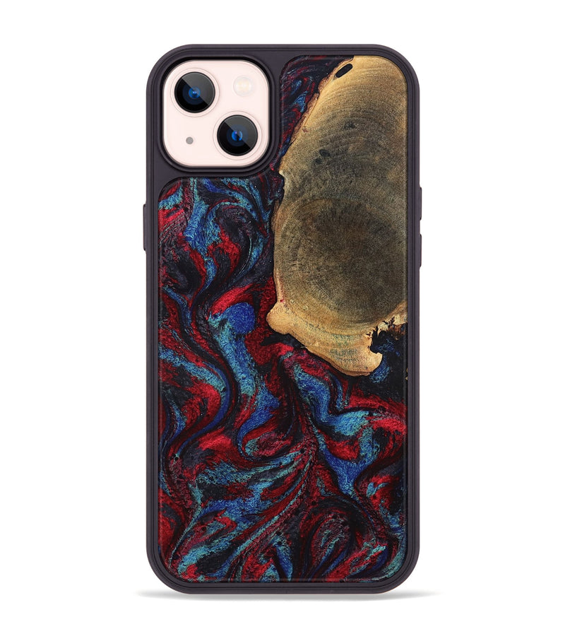 iPhone 14 Plus Wood Phone Case - Karyme (Red, 819685)