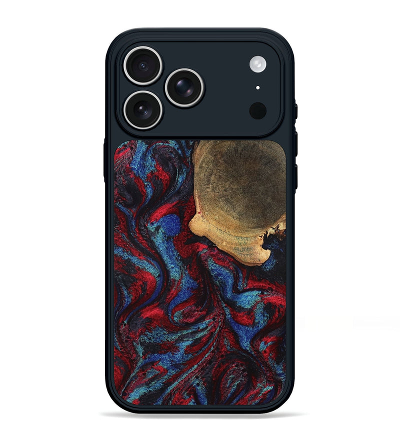 iPhone 17 Pro Max Wood Phone Case - Karyme (Red, 819685)