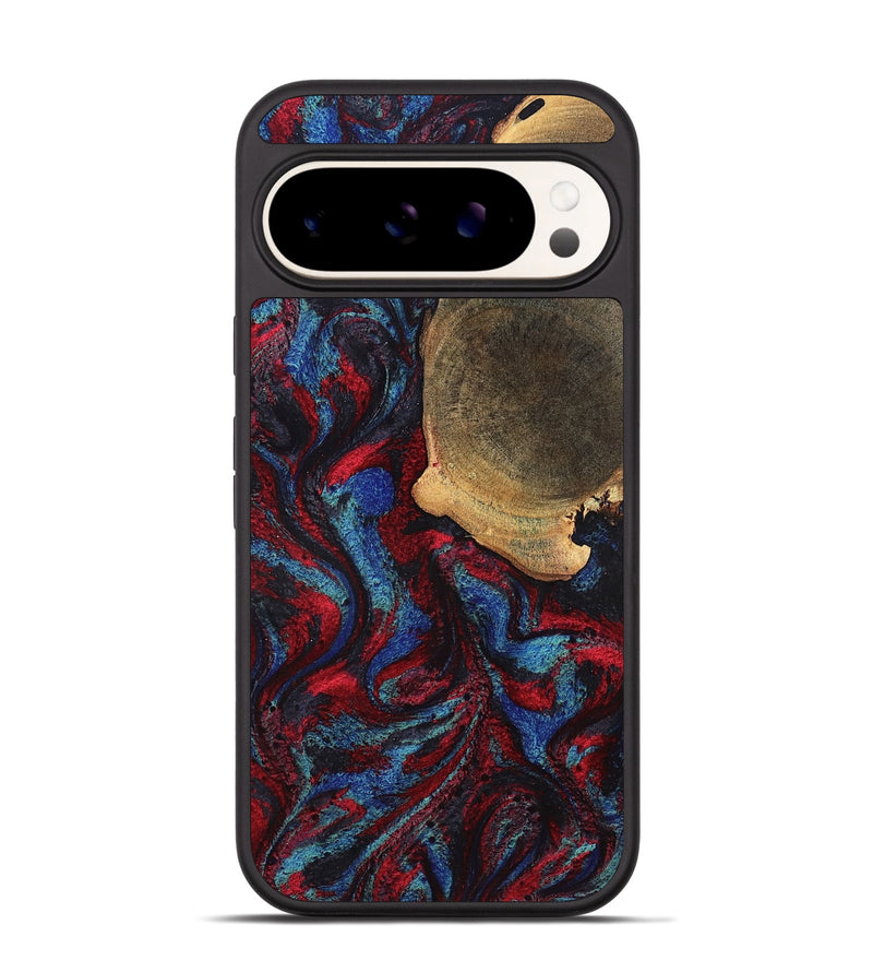 Pixel 9 Pro Wood Phone Case - Karyme (Red, 819685)