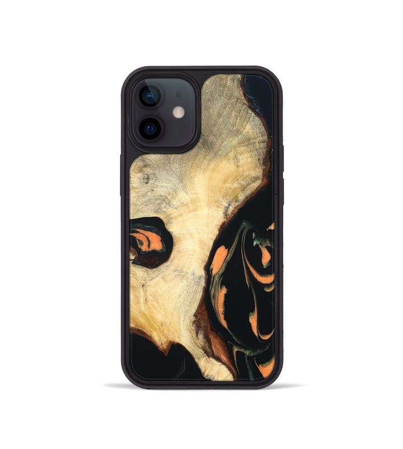 iPhone 12 mini Wood Phone Case - Dean (Red, 819687)