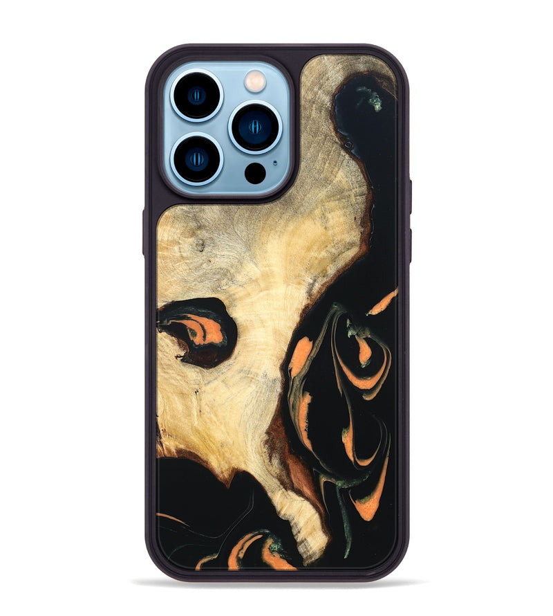 iPhone 14 Pro Max Wood Phone Case - Dean (Red, 819687)