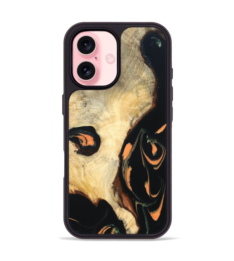 iPhone 16 Wood Phone Case - Dean (Red, 819687)