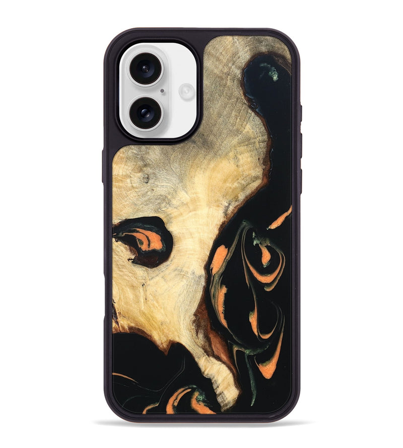 iPhone 16 Plus Wood Phone Case - Dean (Red, 819687)