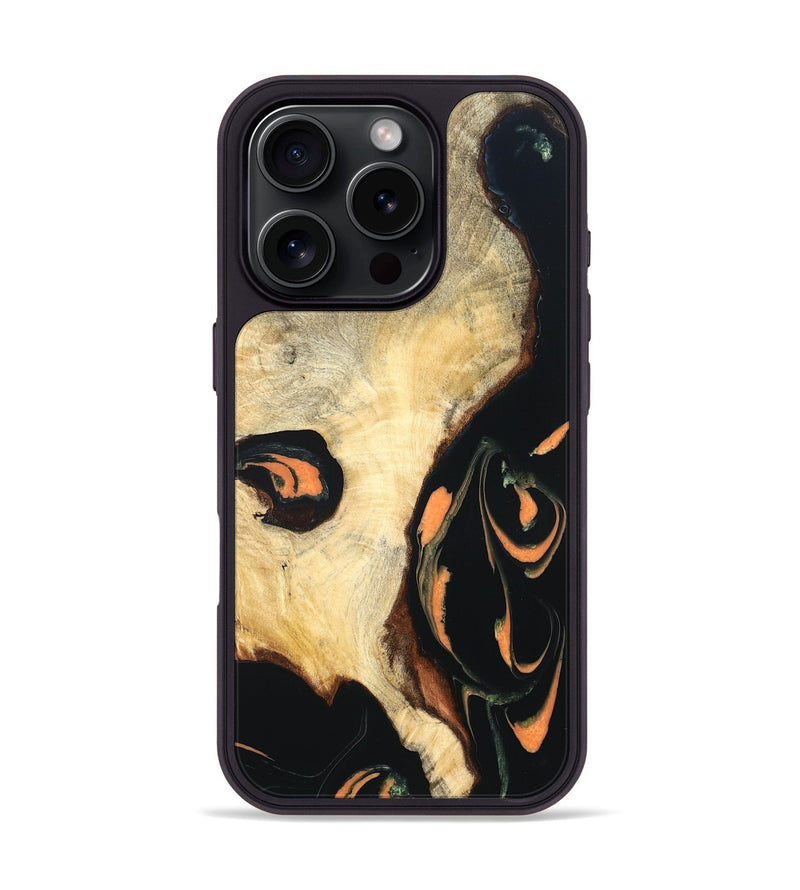 iPhone 16 Pro Wood Phone Case - Dean (Red, 819687)