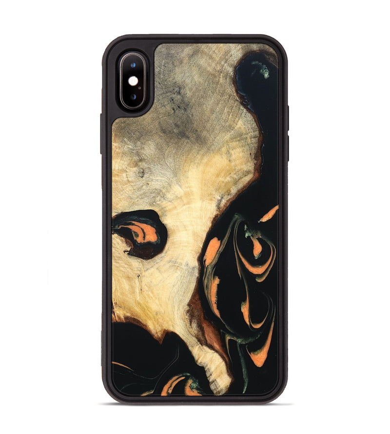 iPhone Xs Max Wood Phone Case - Dean (Red, 819687)