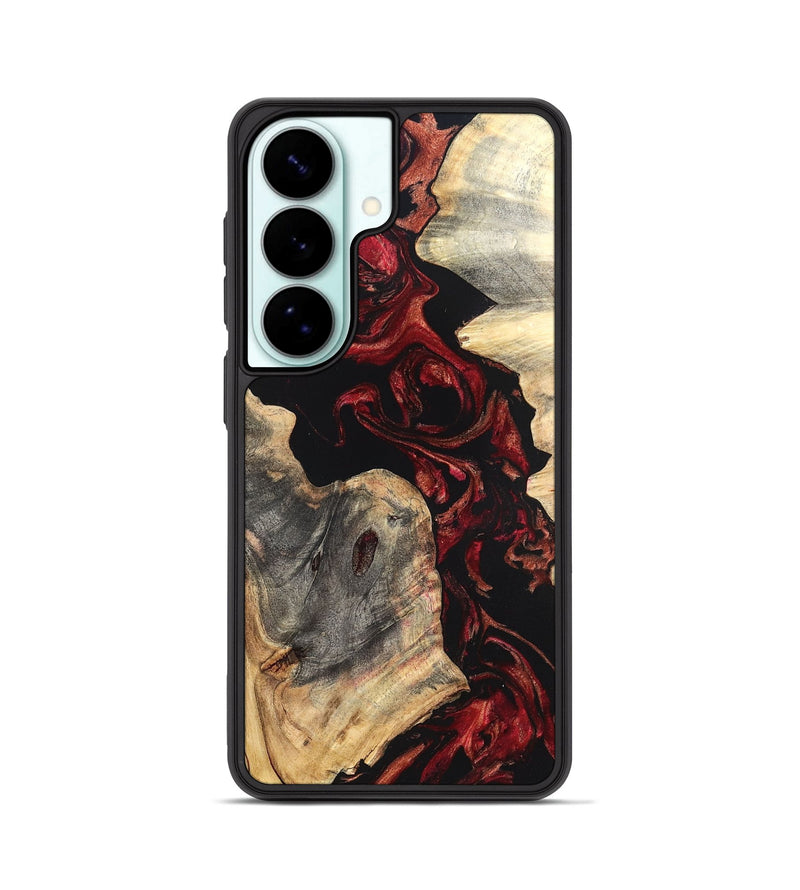 Galaxy S26 Wood Phone Case - Shellie (Red, 819688)