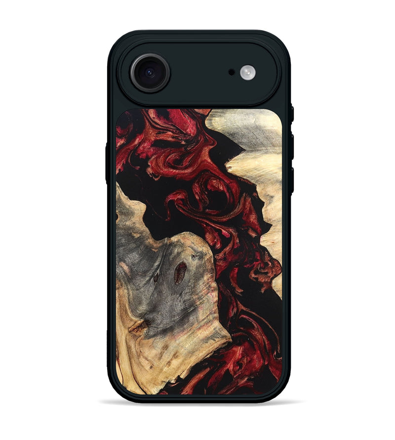 iPhone 17 Air Wood Phone Case - Shellie (Red, 819688)