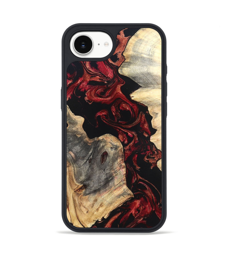 iPhone 17e Wood Phone Case - Shellie (Red, 819688)