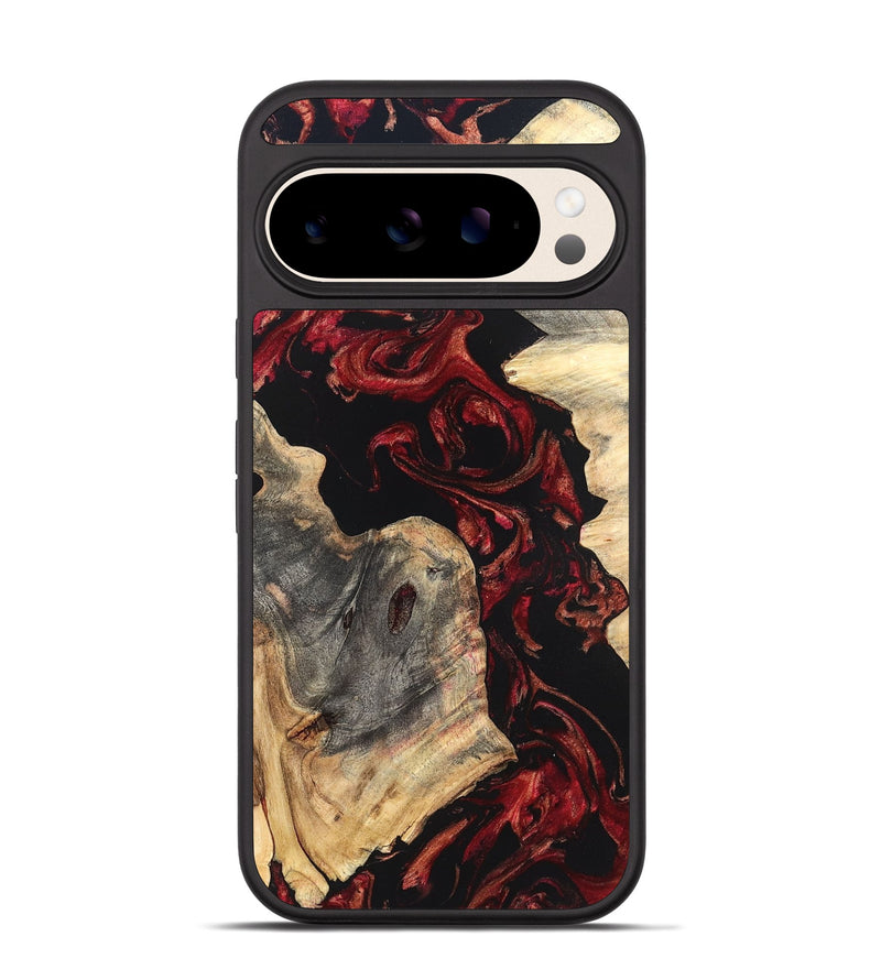 Pixel 10 Wood Phone Case - Shellie (Red, 819688)