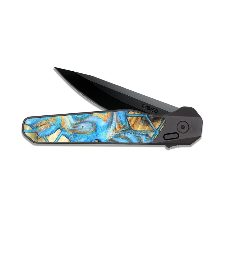 EDC Dark Slate Wood Pocket Knife - Gary (Pattern, 819691)
