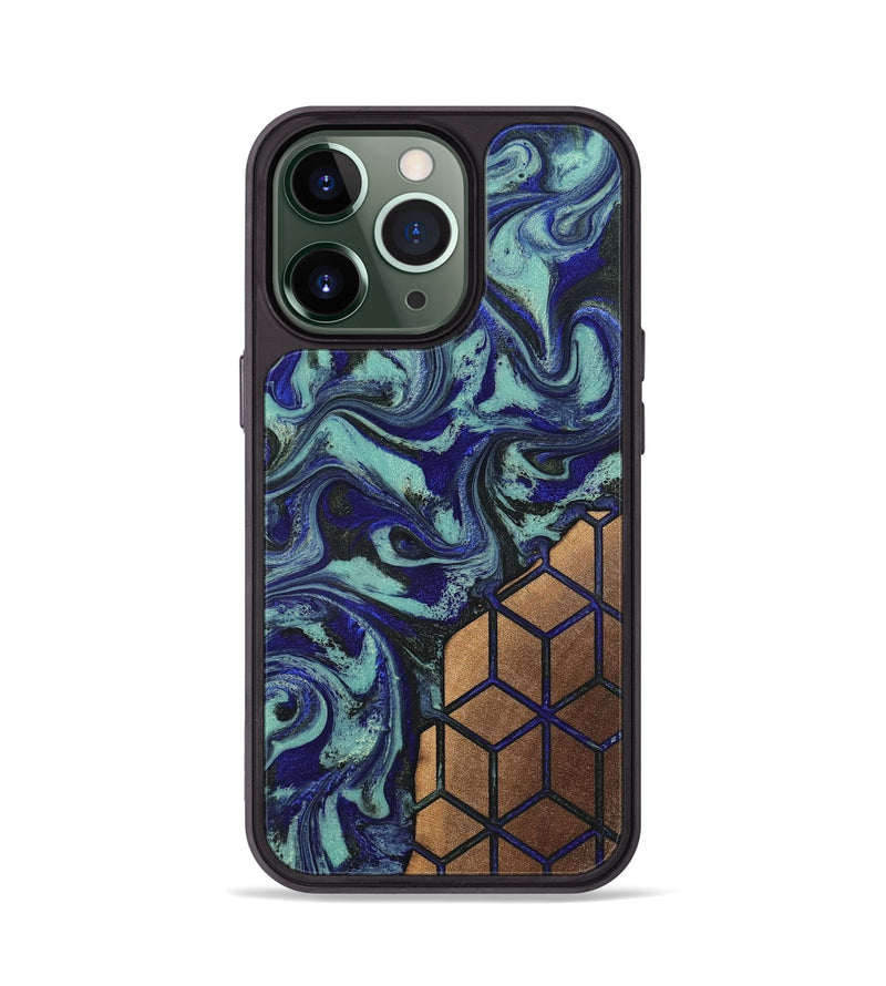 iPhone 13 Pro Wood Phone Case - Ethelyn (Pattern, 819693)