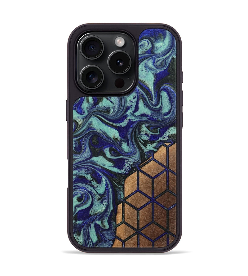 iPhone 16 Pro Wood Phone Case - Ethelyn (Pattern, 819693)