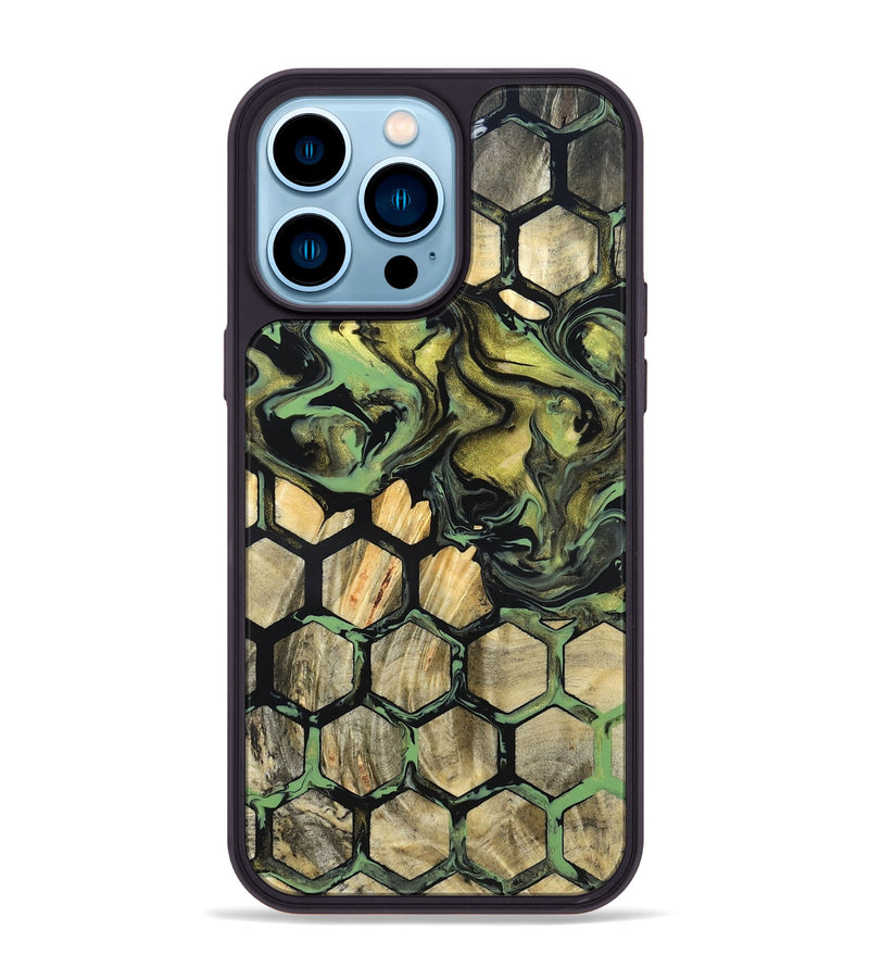 iPhone 14 Pro Max Wood Phone Case - Avianna (Pattern, 819702)