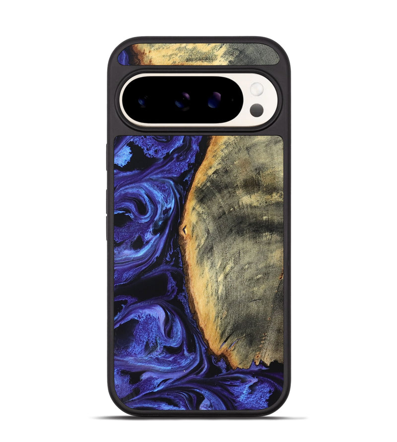 Pixel 9 Pro Wood Phone Case - Tomeka (Purple, 819707)