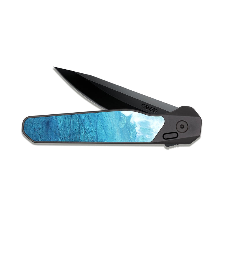 EDC Dark Slate Wood Pocket Knife - Clemmie (Coastal, 819716)