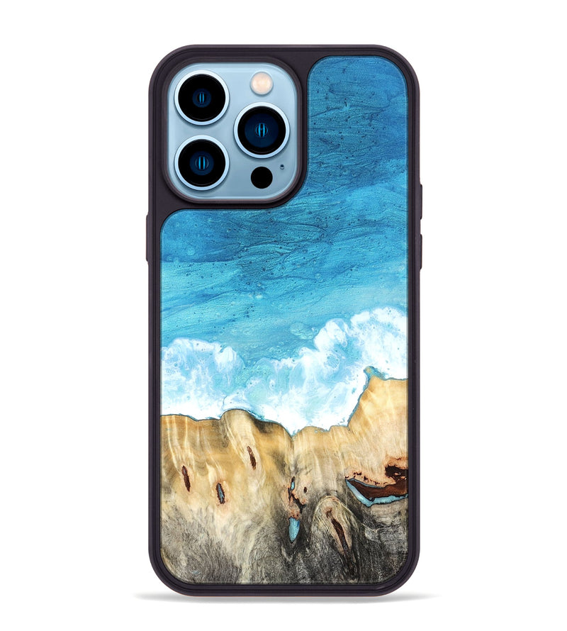 iPhone 14 Pro Max Wood Phone Case - Clemmie (Coastal, 819716)