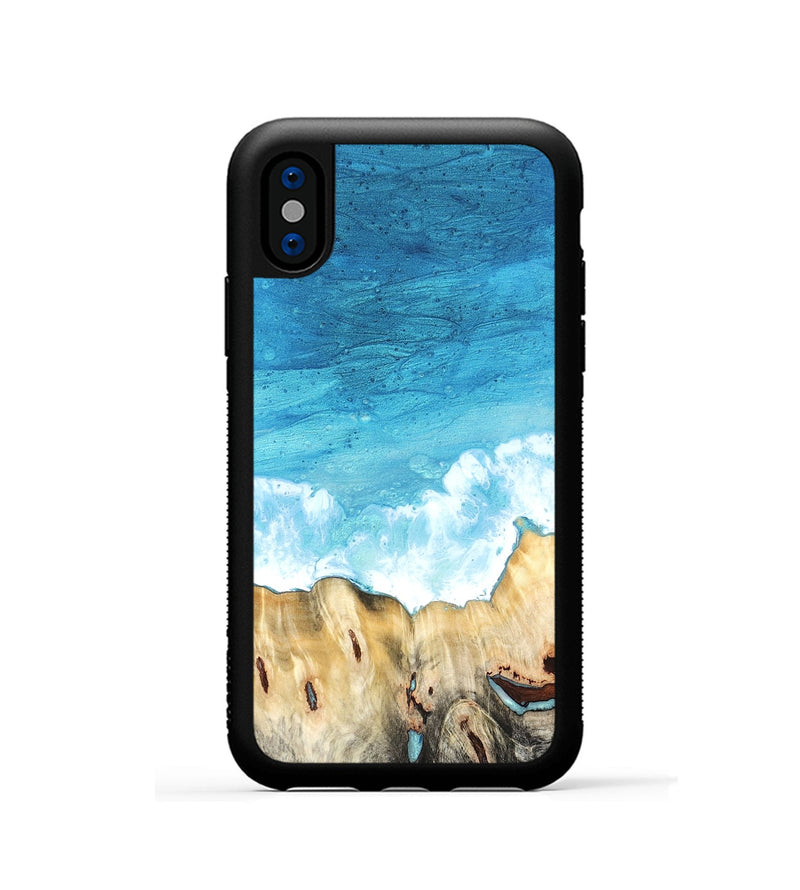iPhone Xs Wood Phone Case - Clemmie (Coastal, 819716)