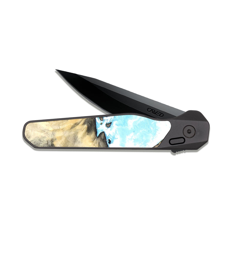 EDC Dark Slate Wood Pocket Knife - Jakob (Coastal, 819722)