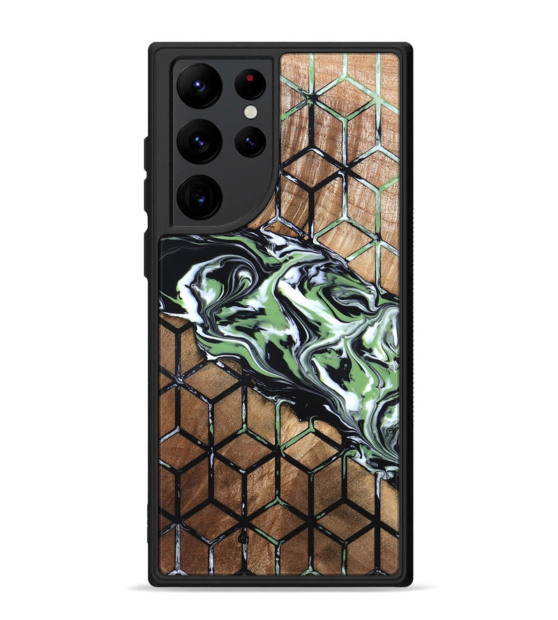 Galaxy S22 Ultra Wood Phone Case - Chelsey (Pattern, 819727)